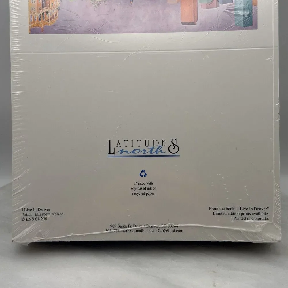 Elizabeth Nelson I Live In Denver 5x7 Note Cards Sealed 40-50 Est NOS